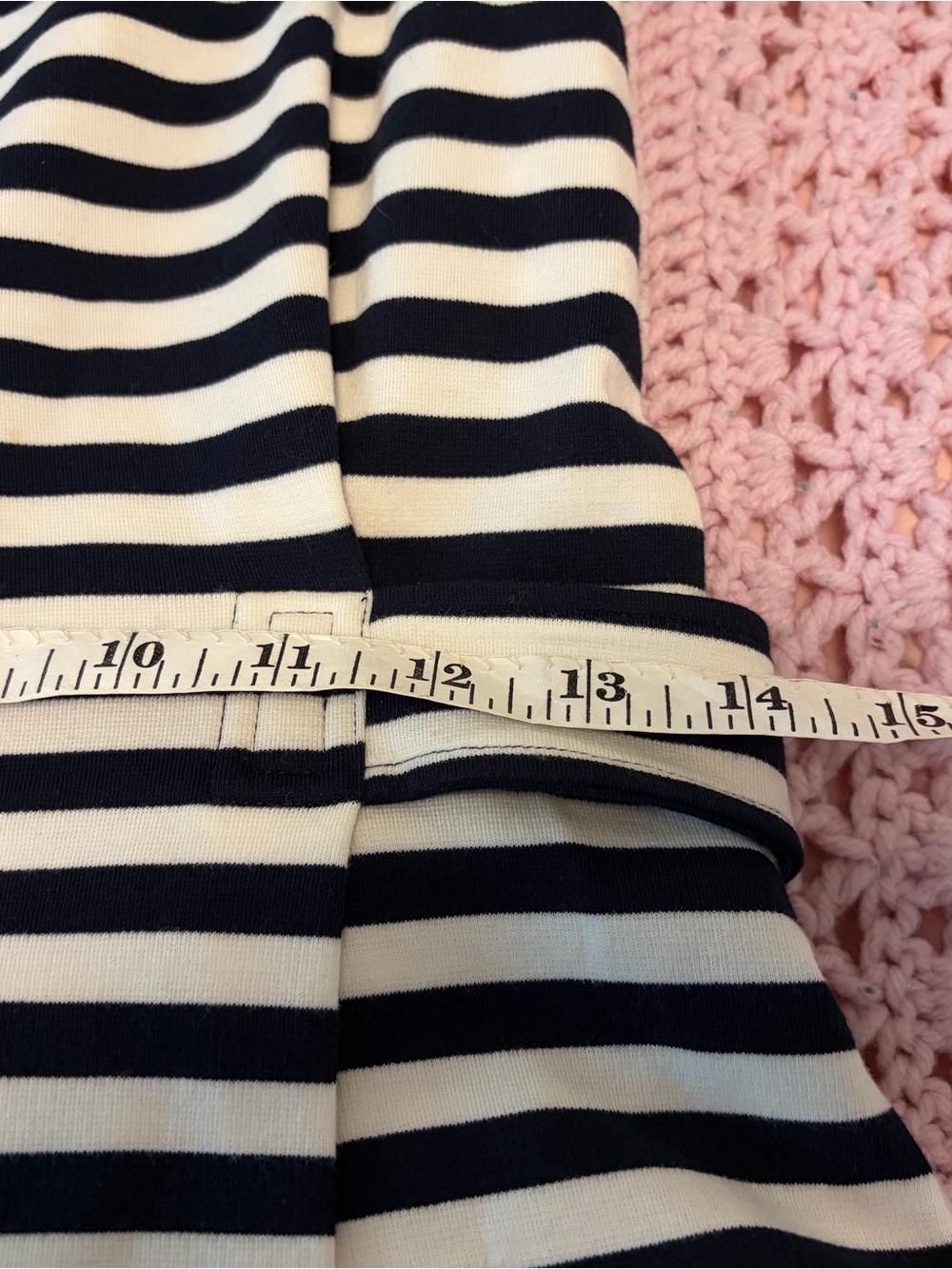 Trenery Black and White Striped Midi Dress - Picture 8 of 12